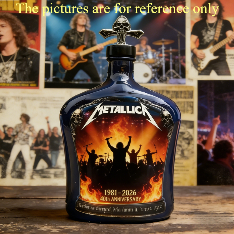 Glass Decanter Whiskey - Metallica 45th Anniversary Whiskey Decanter Limited