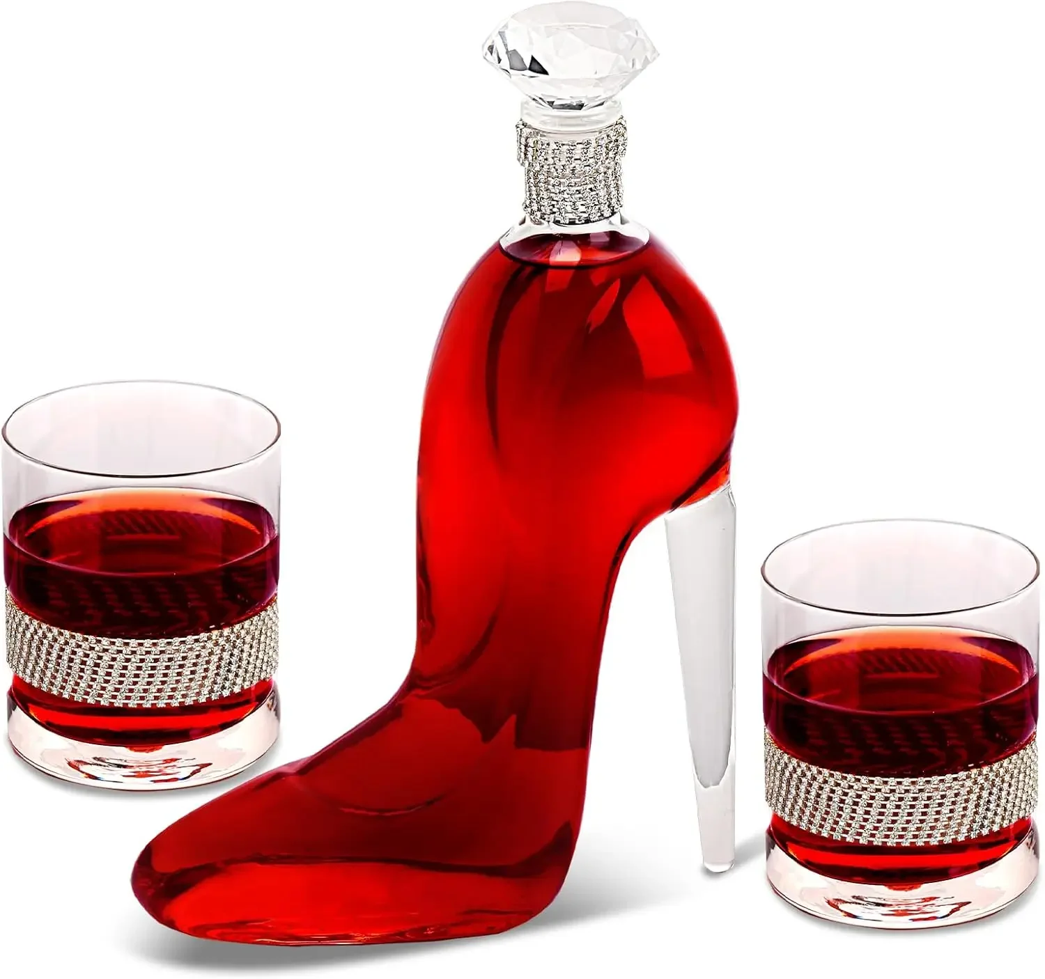 High-Heeled Shoes Shape Whiske – обзор и цена Glass Decanter Whiskey