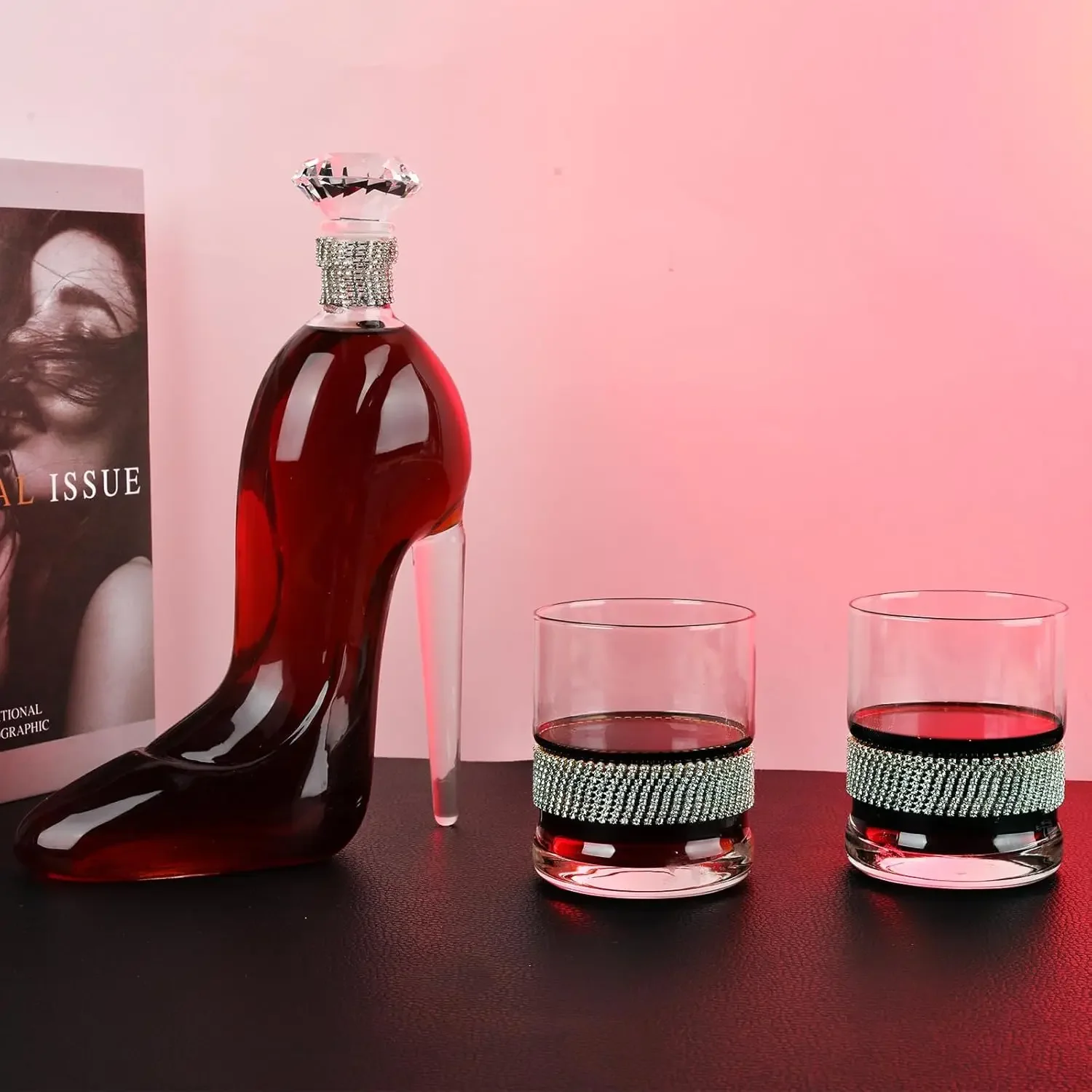 High-Heeled Shoes Shape Whiske – обзор и цена Glass Decanter Whiskey