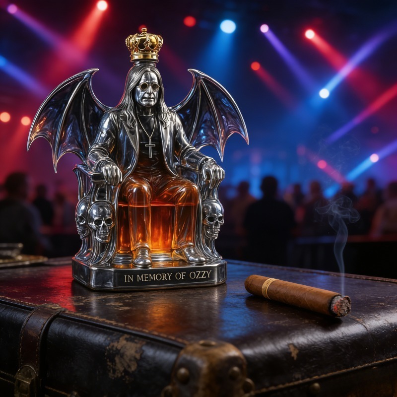 Ozzy Osbourne Tribute Throne S – обзор и цена Glass Decanter Whiskey