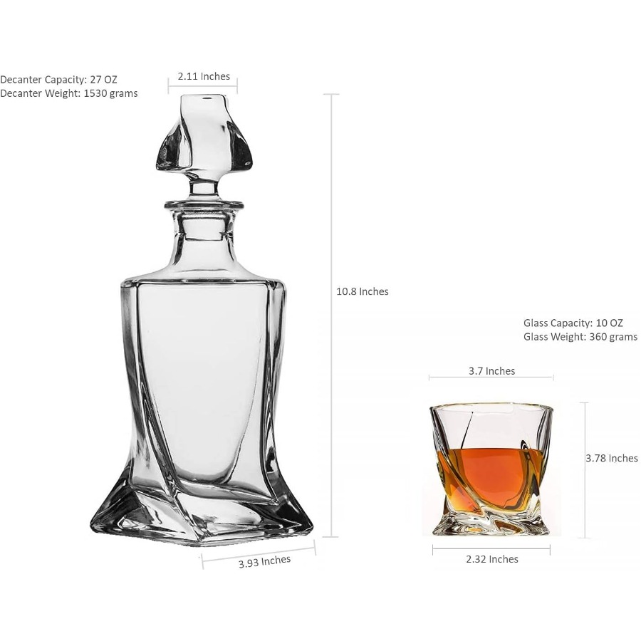 LeadFree Crystal Glass Whiskey – обзор и цена Glass Decanter Whiskey