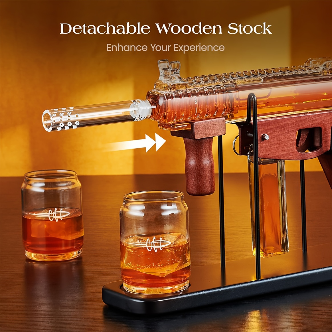 Kollea Gun Whiskey Decanter Se – обзор и цена Glass Decanter Whiskey