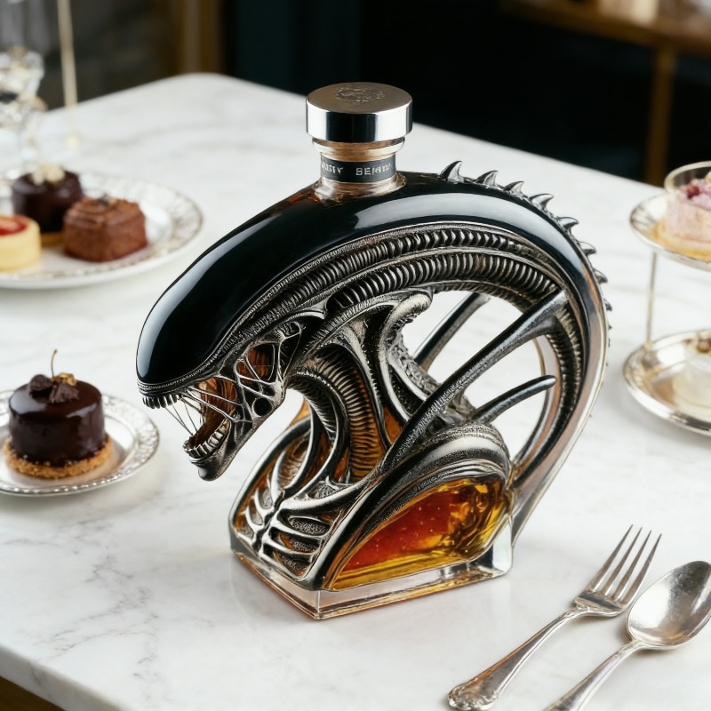 Alien Xenomorph Shaped Whiskey – обзор и цена Glass Decanter Whiskey