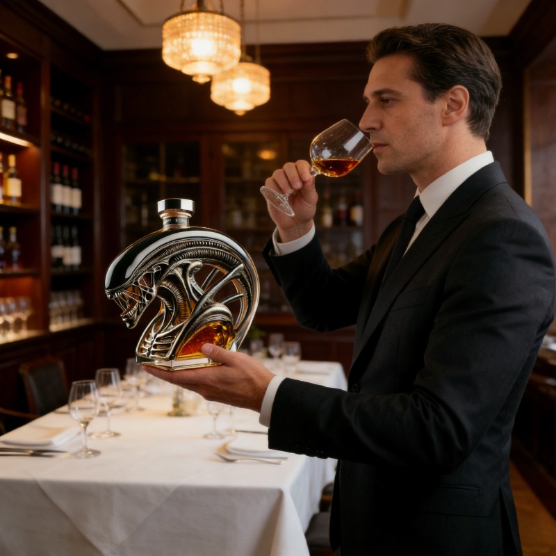 Alien Xenomorph Shaped Whiskey – обзор и цена Glass Decanter Whiskey