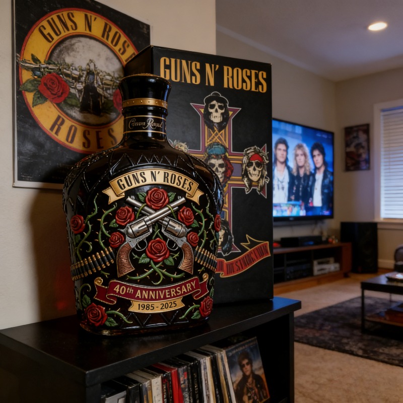 Guns N' Roses 40th Anniversary – обзор и цена Glass Decanter Whiskey