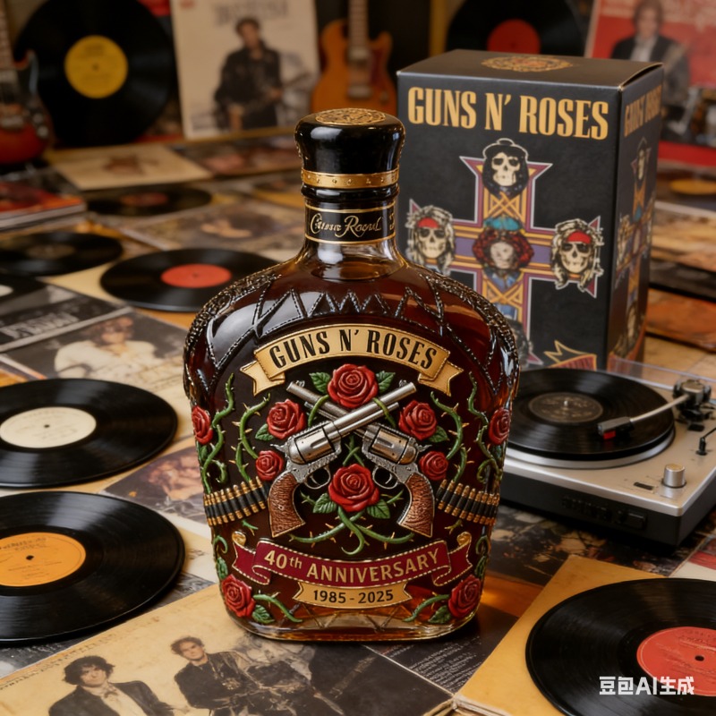 Guns N' Roses 40th Anniversary – обзор и цена Glass Decanter Whiskey