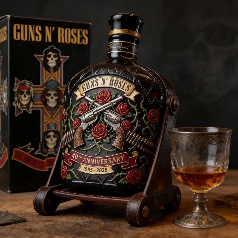 Guns N' Roses 40th Anniversary – обзор и цена Glass Decanter Whiskey