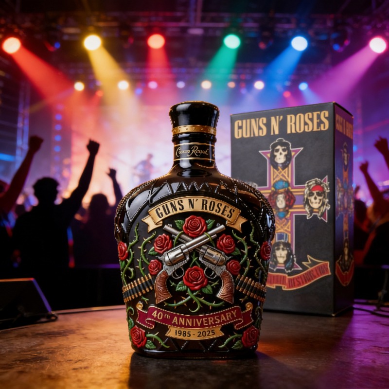 Guns N' Roses 40th Anniversary – обзор и цена Glass Decanter Whiskey