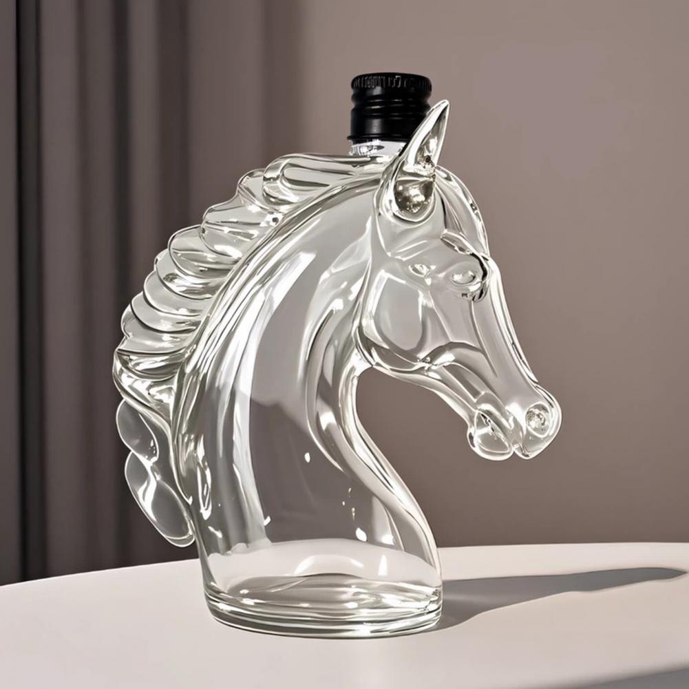 Whiskey Bottle Engraved Horse  – обзор и цена Glass Decanter Whiskey