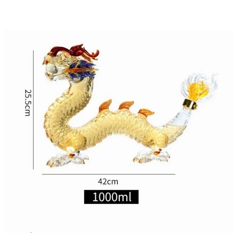 Dragon shaped Chinese Zodiac w – обзор и цена Glass Decanter Whiskey
