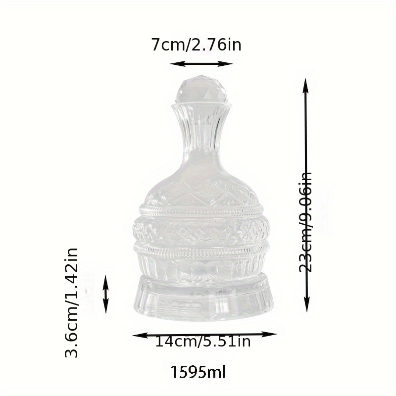 Crystal Wine Decanter Elegant  – обзор и цена Glass Decanter Whiskey