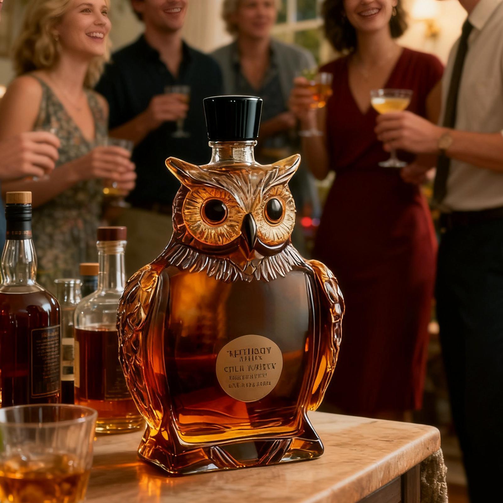 Owl Shape Home Bar Decanter 35 – обзор и цена Glass Decanter Whiskey